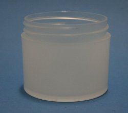 250ml Natural Polypropylene Thick Wall Simplicity Jar 89mm Screw Neck